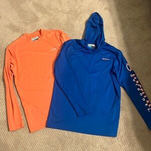 Set of 2 Men’s Small Long Sleeve Magellan Fishing Shirts